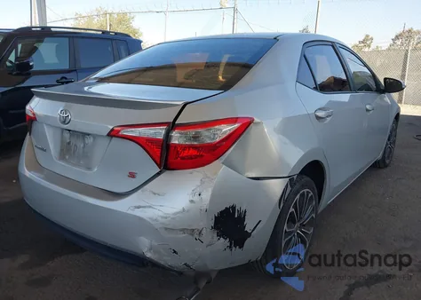 2014 Toyota Corolla S Plus z USA, uszkodzony, nr VIN 2T1BURHE1EC080388